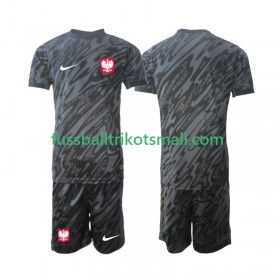 Fußballtrikots Polen Torwart Kinder 2024 Kurzarm Auswärts-trikot kaufen